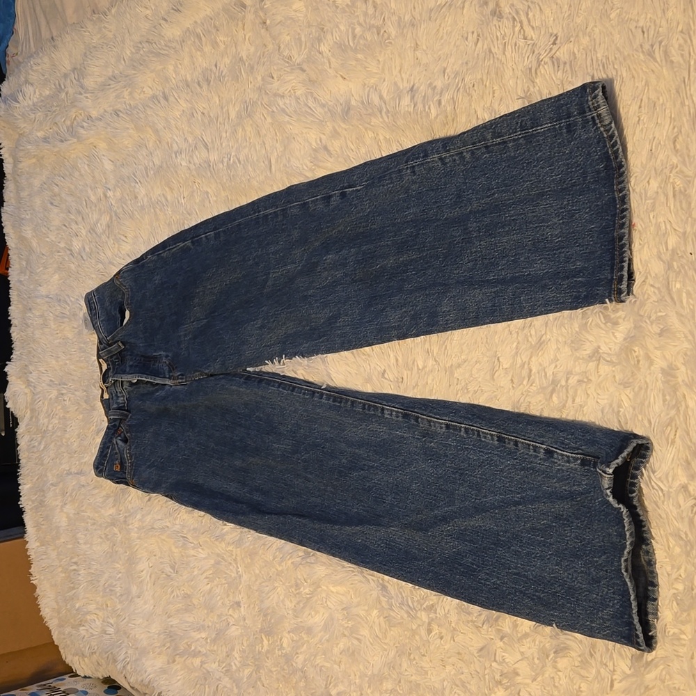 LEVIS RIBCAGE STRAIGHT ANKLE WOMEN'S JEANS SIZE 25 COLOR BLUE - Picture 2 of 12